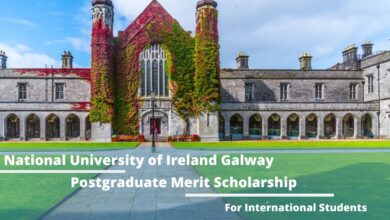 Photo of National University of Ireland Merit Scholarships in Europe for 2022/2023