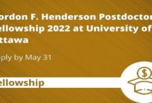 Photo of University of Ottawa Gordon F Henderson Postdoctoral Fellowship in Canada for 2022/2023
