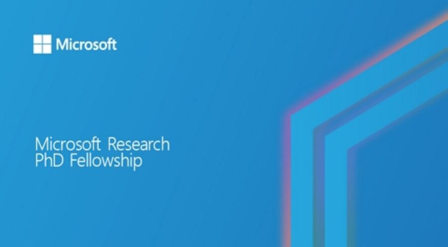 Microsoft Research PhD Fellowship in the USA for 2022/2023