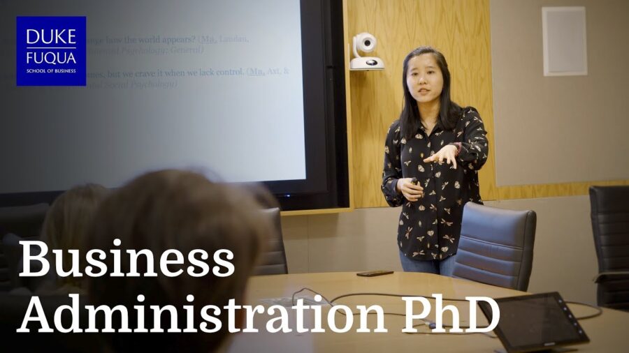 Duke University's Fuqua School of Business Ph.D. Program in Business Administration in the USA for 2023/2024