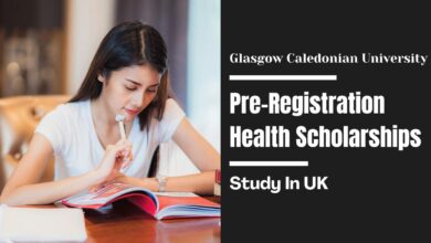 Glasgow Caledonian University Pre-Registration Health Scholarships in the UK for 2023/2024