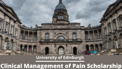The University of Edinburgh Clinical Management of Pain Scholarship in the UK for 2023