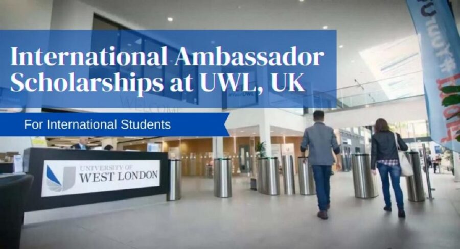 The University of West London UWL International Ambassador Scholarships, UK for 2023