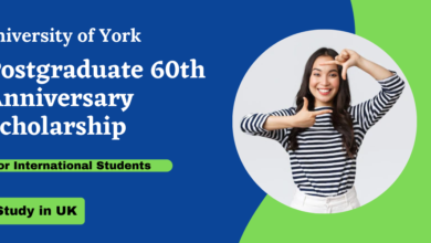 The University of York Postgraduate 60th Anniversary Scholarship for International Students in the UK for 2023/2024