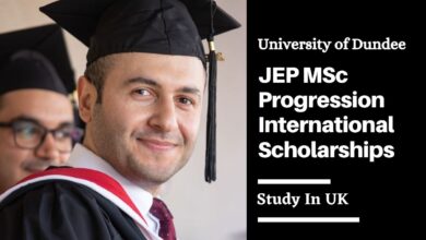 University of Dundee JEP MSc Progression Scholarships for International Students in the UK for 2023