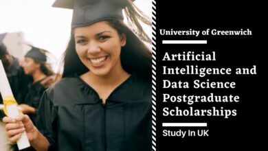 University of Greenwich Artificial Intelligence and Data Science Postgraduate Scholarship in the UK for 2023/2024