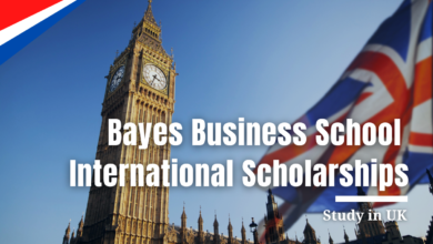City University of London Bayes Business School International Scholarships in the UK 2023