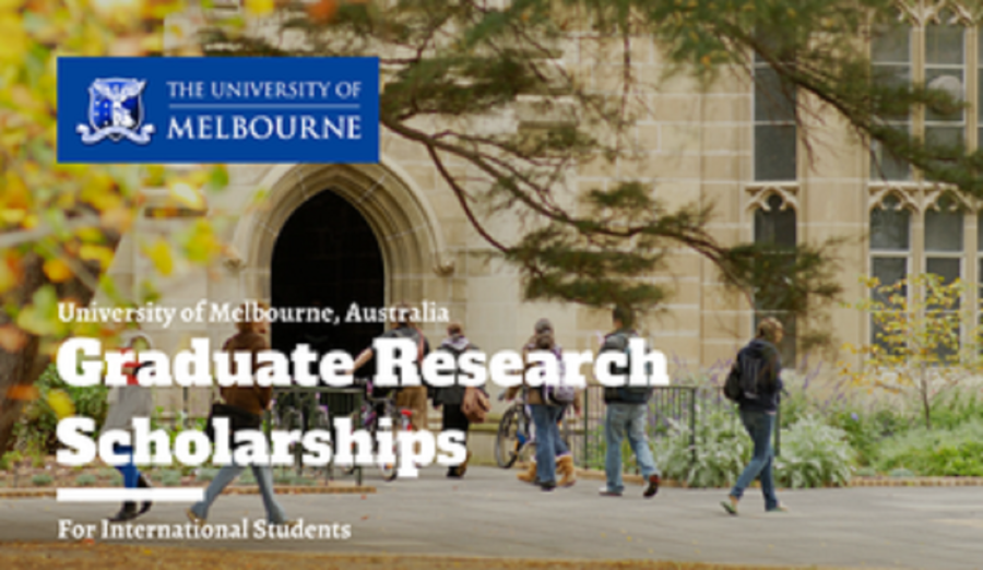 Fully-funded University of Melbourne Graduate Research Scholarships in Australia for 2023