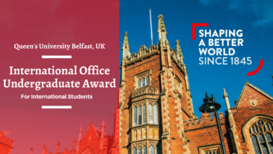 Queen’s University Belfast International Office Undergraduate Scholarships, UK for 2023