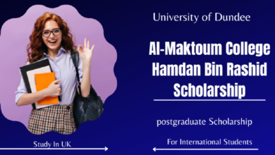 University of Dundee Al-Maktoum College Hamdan Bin Rashid Scholarship, UK for 2023