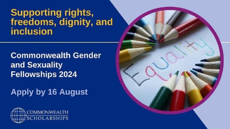 Commonwealth Gender and Sexuality Fellowships for Mid-Career Professionals, UK 2023
