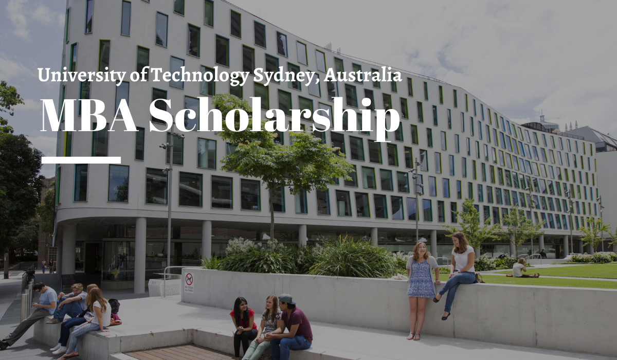 MBA Scholarship for Outstanding Students (Commencing) at University of Technology Sydney, Australia 2023