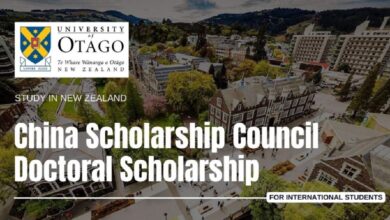 University of Otago China Scholarship Council Doctoral Scholarship in New Zealand, 2023/2024