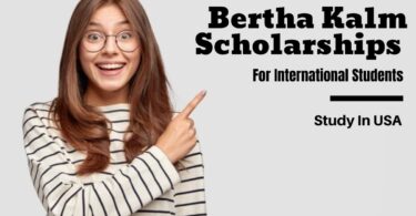 Bertha Kalm Scholarships for International Students at San Jose State University, USA 2023