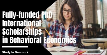 Fully-funded University of Southern Denmark PhD International Scholarships in Behavioral Economics, Denmark 2023