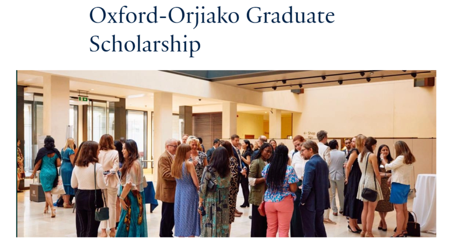 University of Oxford-Orjiako Graduate Scholarship For African Students, UK 2024