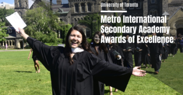 University of Toronto Metro International Secondary Academy Awards, Canada 2024