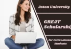 Aston University GREAT Scholarships, UK 2024