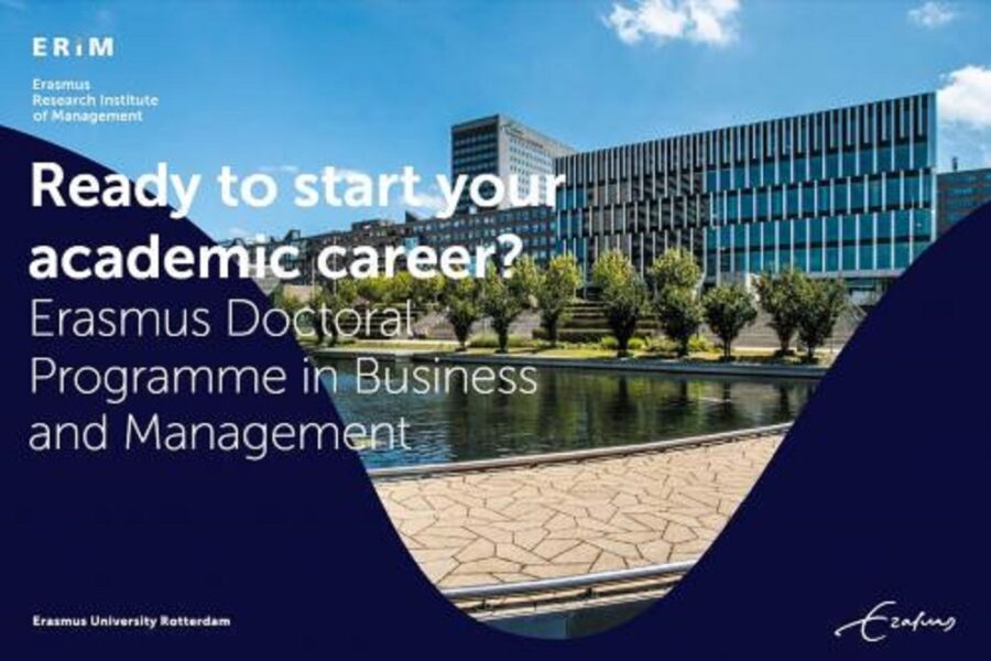 Erasmus University Rotterdam ERIM PhD Program, Netherlands 2024