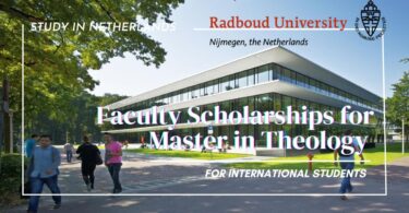 Faculty Scholarships for the Master in Theology at Radboud University, Netherlands for 2024