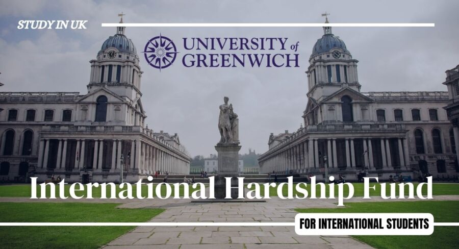 University of Greenwich International Hardship Fund, UK 2024