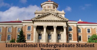 University of Manitoba International Bursary for Undergraduate Students in Canada for 2024